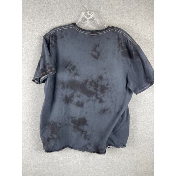 Star Wars Mandalorian T Shirt Men's Size L Black Stone Wash Force Be With You - Picture 3 of 6
